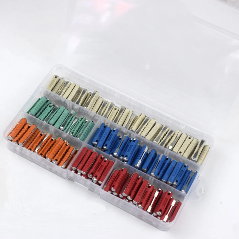 

200PCS environmentally friendly car torpedo shape zinc material fuse box Eastern European fuse combination