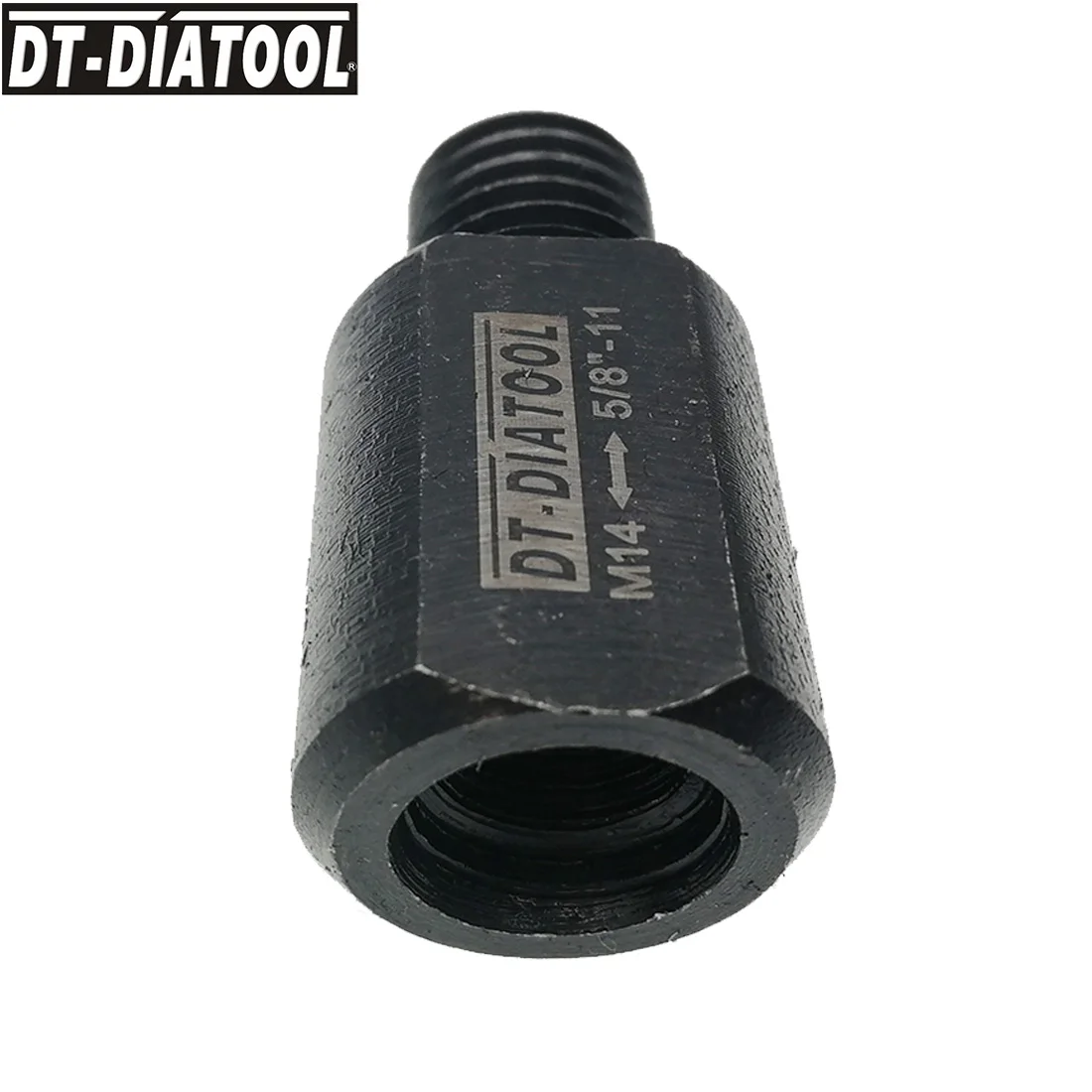 DT-DIATOOL 2pcs 5/8-11 Male to M14 Female Thread Adapter for Diamond Core Bits Grinding Disc Can Fit 5/8-11 Tool to M14 Machine