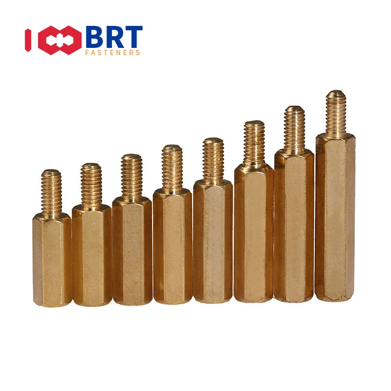 Single Head Hexagonal Copper Column M3 Computer Motherboard Isolation Column Chassis Stud Screw *8 13