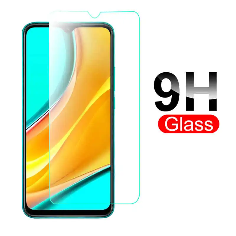 9H Protective Glass on For Xiaomi Redmi 9 Glass Screen Protector on Xiomi Redmi 9 M2004J19AG 6.53\