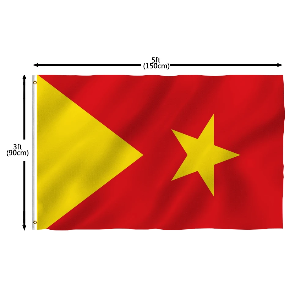 90x150cm Tigray Flag Polyester Printed Ethiopia Tigray Region Flags for Decoration