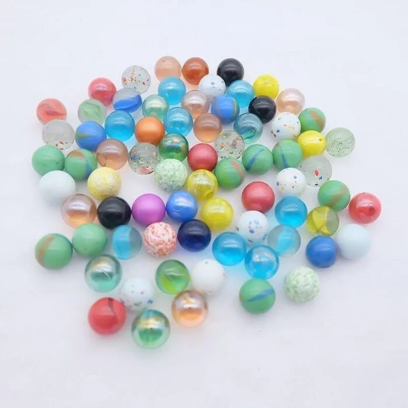 10/20pcs Marbles Glass Ball 16 Mm Cream Console Game Stress Pinball Machine Cattle Small Pat Toys Parent-child Machine Beads