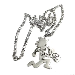 ICP Faygo Hatchetman Pendant necklace Clown Posse Twiztid ABK Juggalo HELL FACES Stainless Steel Figaro chain 18--32inch Active
