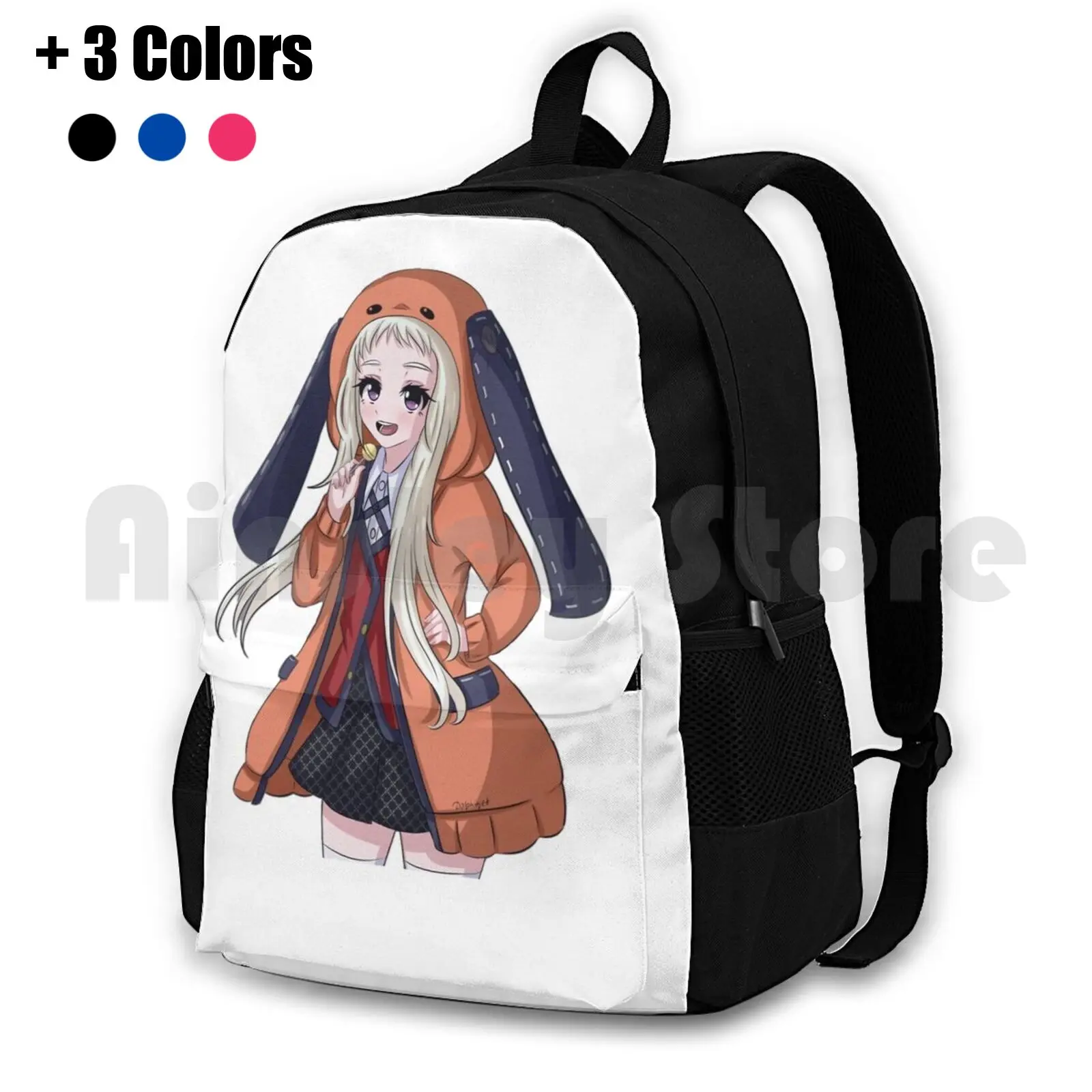 Runa Icon Outdoor Hiking Backpack Riding Climbing Sports Bag Cool Chill Vibes Alternative Unique Camilavelez Color Anime Trendy