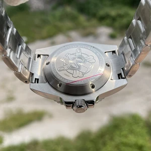 SD1953 Söz konusu Deriden yapılmış Yeni Bilezik 41 NH35 Hareketi 300 METREYE kadar Su Geçirmez erkek Otomatik Dalış Saatleri Reloj Seramik Çerçeve Saatin ilk 10 satışı panerai otomatik, no. 9