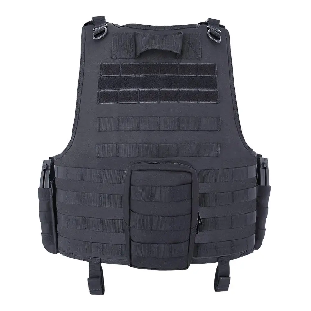 MGFLASHFORCE Molle Airsoft Vest Tactical Vest Plate Carrier Fishing Hunting Paintball Vest Armor Vest