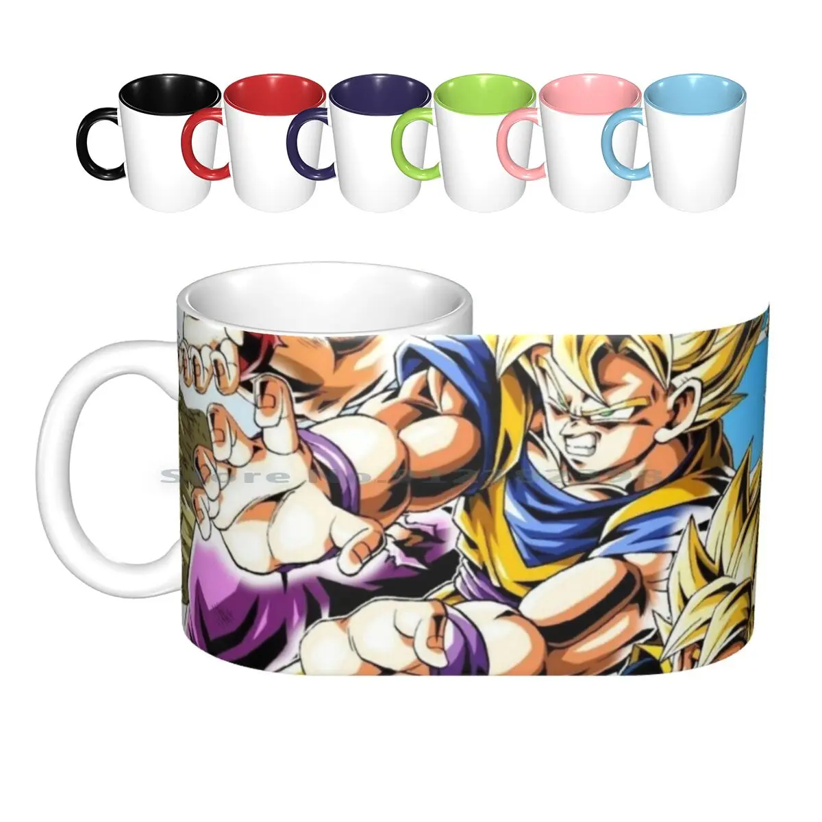 Wind Stengh Ceramic Mugs Coffee Cups Milk Tea Mug Z Soguku Kai Games Episodes Uper Characters Season 1 Movie