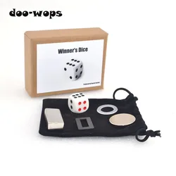 Winner's Dice by Secret Magic Tricks Magician Close Up Illusions Gimmick Prop Metalism Classic Toys Dice Number Prediction Magia