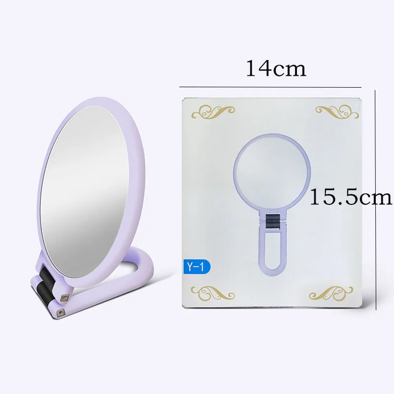 15,2 Cm LED Make-up Spiegel – 1x/30-fach Vergrößernd, 3-farbiges Licht, Wiederaufladbar