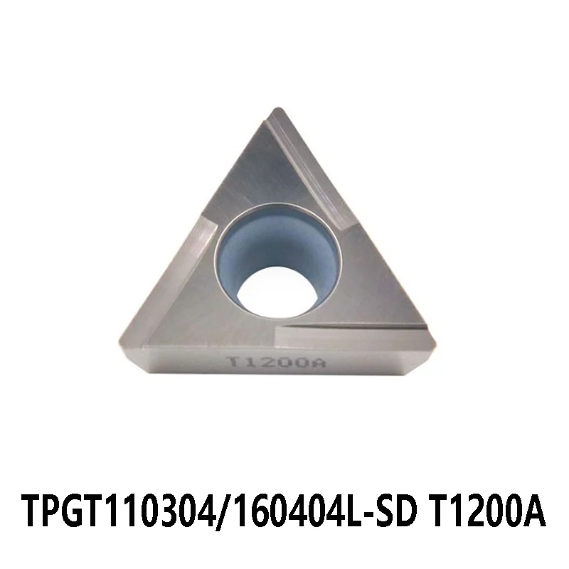 

100% Original TPGT110304L-SD TPGT160404L-SD T1200A Carbide Inserts TPGT110304 TPGT160404 L-SD TPGT Lathe Cutter Turning Tools