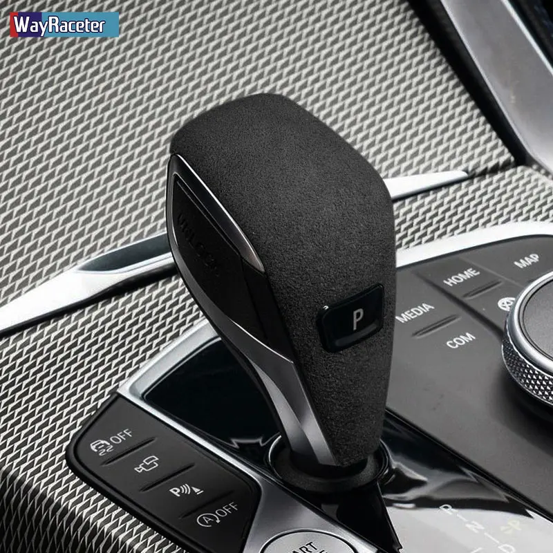 Ultrasuede Wrap Gear Shift Knob ABS Trim Cover Sticker For BMW F40 F44 G42 G20 G21 X3 G01 X4 G02 2022 G29 G22 G23 G26 Alcantara