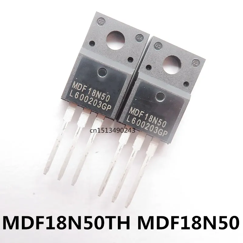 5 pz/lotto originali MDF18N50 18A/500V TO-220F