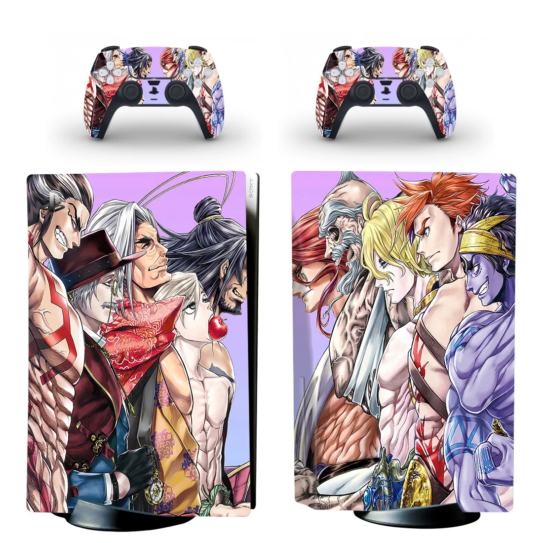 Record of Ragnarok PS5 Standard Disc Skin Sticker Decal Cover for PlayStation 5 Console and 2 Controllers PS5 Skin Sticker