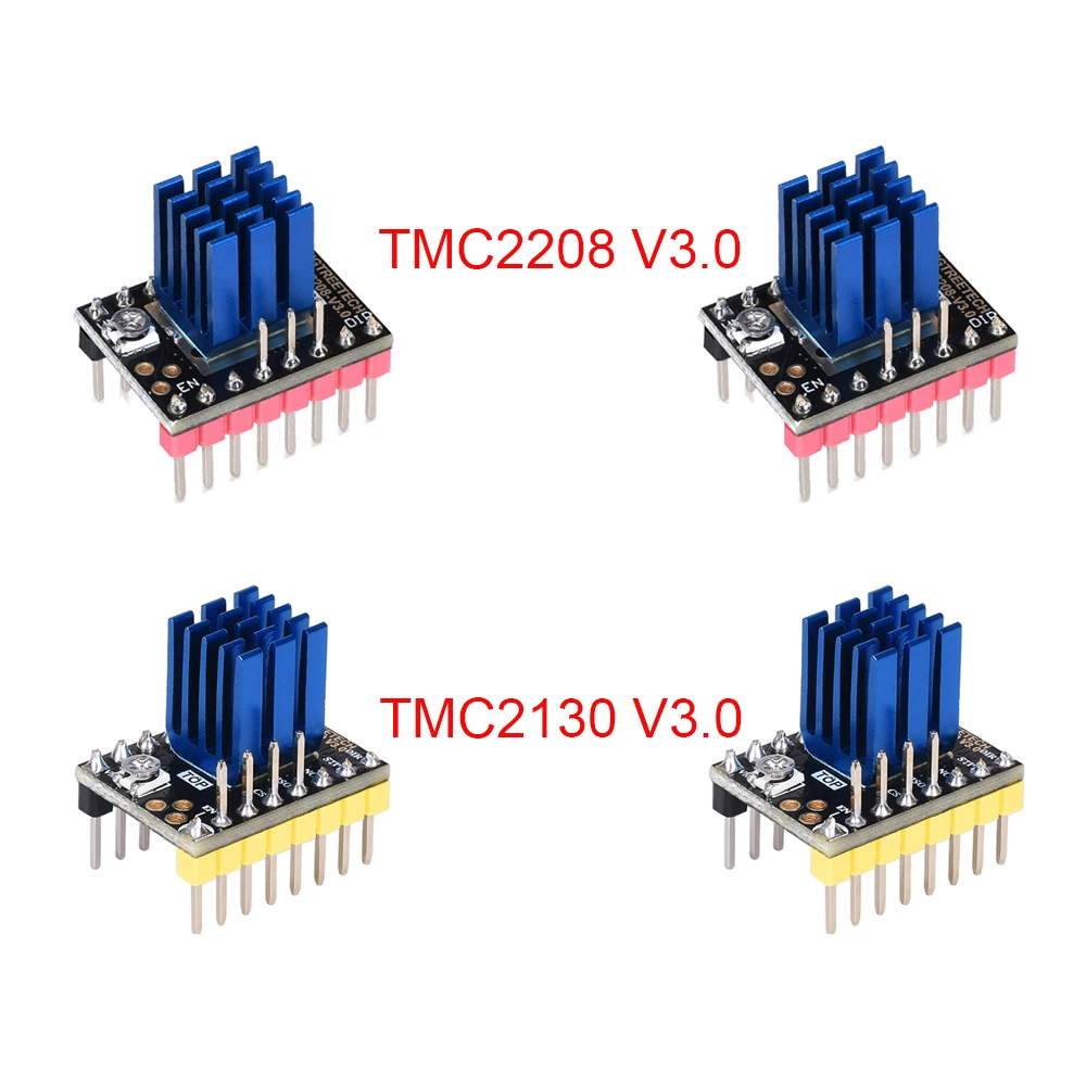 TMC2208 V3.0 UART TMC2130 V3.0 SPI sterownik silnika krokowego dla SKR V1.3 MINI E3 rampy 1.4/1.6 3D drukarki pokładzie części drukarki 3D