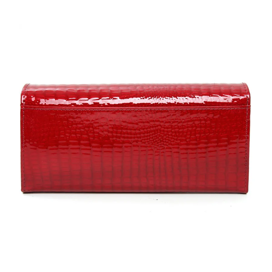 Genuine Leather Wallet Women Alligator Ladies Leather Wallet Famous Brand Real Cowhide Women Purses Long Female Clutch Bag