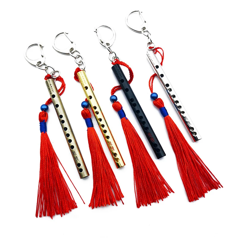 

Mo Dao Zu Shi Flute Keychain Cosplay Prop Accessories Jewelry The Untamed Grandmaster of Demonic Cultivation Chen Qing Ling