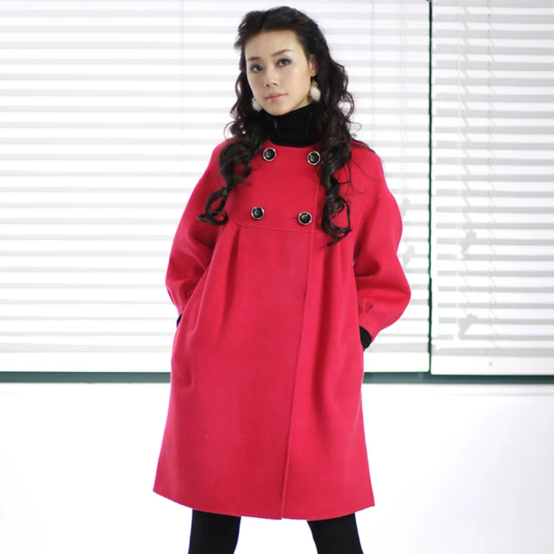 Hepburn Double-Sided 90% Wool Tweed Coat a-Word Korean Small Short Coat