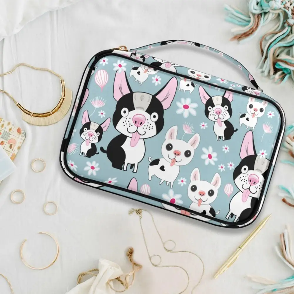 ALAZA 2021 New Makeup Bag Waterproof Cosmetic Cute Dog Bags Storage Pouch Makeup Organizer Case Toiletry Bag Zipper Travel