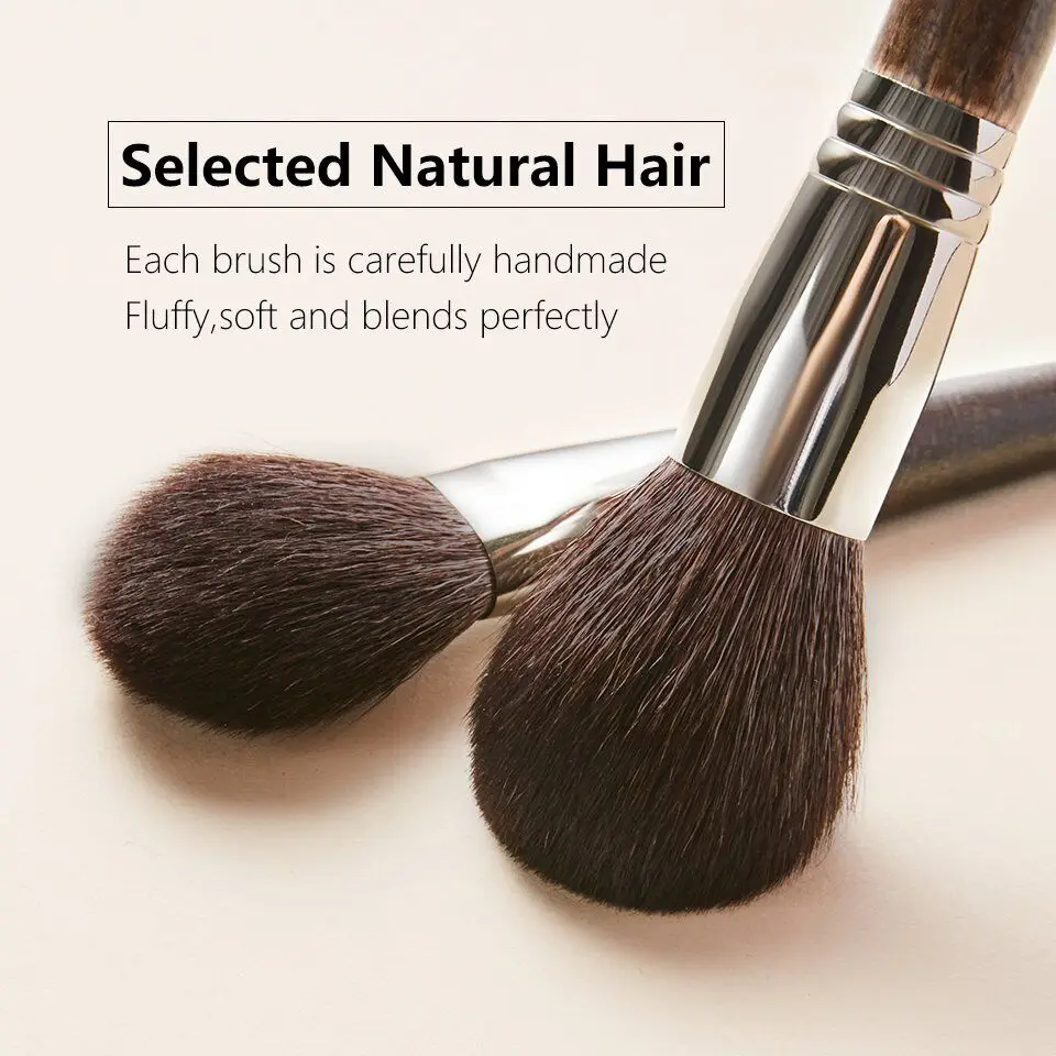 OVW Face Goat Hair Powder Brush kist dlya pudry Lose Powder Pressed Porder Makeup Brushes kisti makiyazh Professional