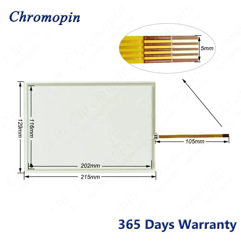 Touch Screen Digitizer voor 6AV2123-2JB03-0AX0 KTP900 Touch Panel voor 6AV2 123-2JB03-0AX0 KTP900 met Membraan Toetsenbord Schakelaar