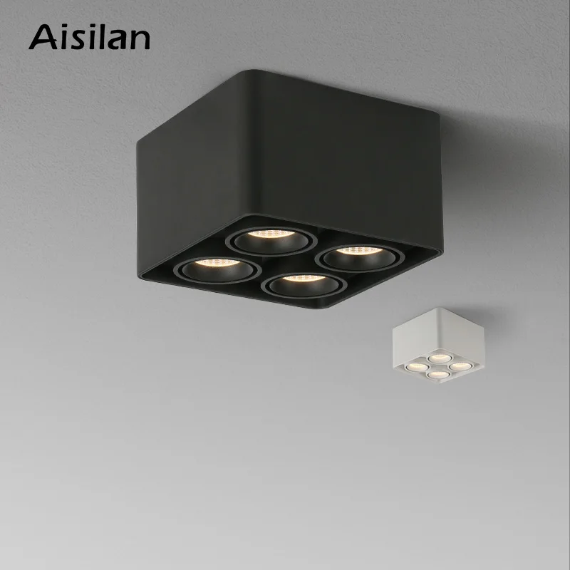 

Aisilan High-end Ceiling Lights Ultra-thin Down Light Anti-glare Modern Spot Light Surface Lamp Bedroom Living Room Lighting