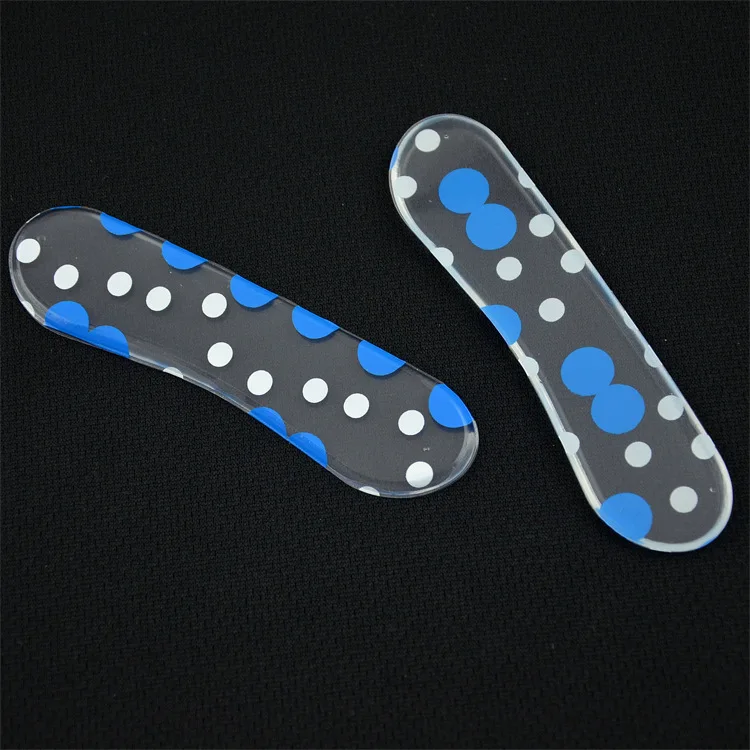 Invisible Transparent Protect Heel Silica Gel Palm Pad Massage foot High heel Arch insoles Insert Cushion 1pair=2pcs LX299