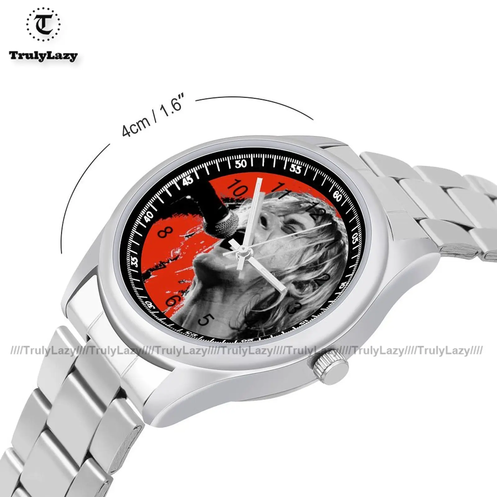 Kurt Cobain Quartz Watch Photo Creative Wrist Watch Stainless Wholesale Travel Woman Wristwatch