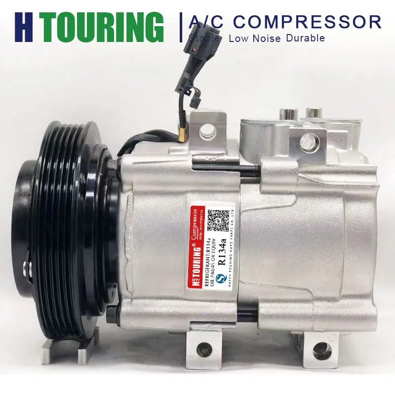 AC Compressor for Hyundai Terracan 2.9 CRDI diesel SUV 2001-2007 HS18 Car Air 97610-H1021 ACWCA-04 ACWCA-05 ACWCA-06 97610H102