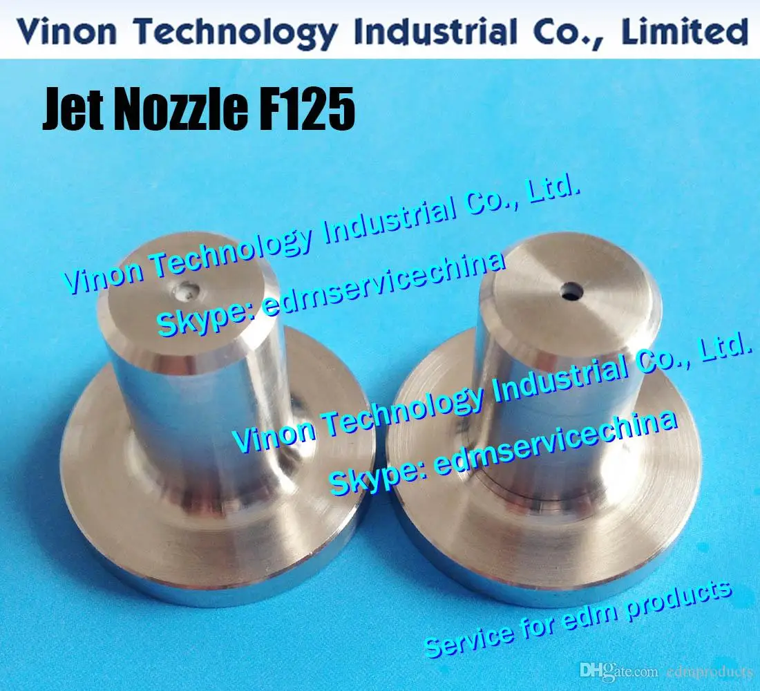 F125 edm Jet Nozzle Ø1.0mm A290-8102-Y761 Upper for Fanuc A,B,C,iA,iB,iC,iD A2908102Y761, A290.8102.Y761, 24.56.153 edm Upper