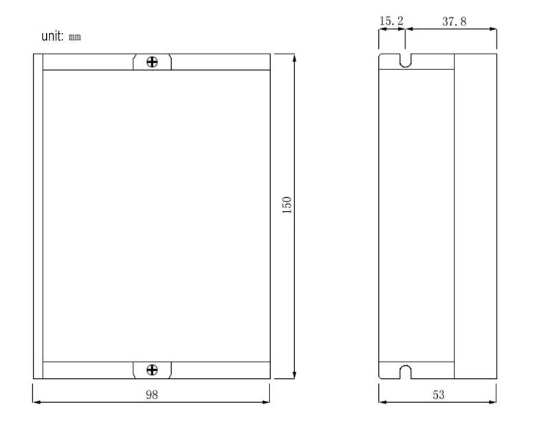 Sterownik silnika krokowego MA860H Microstep 256 2 fazy 18-80 V AC 7,2 A dla silnika krokowego NEMA23 NEMA34