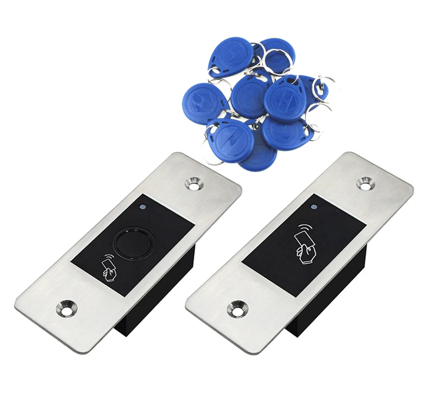 IP66 Outdoor Fingerprint Access Control Biometrics Reader IDCard 125KHZ Gate Automation Systems Keyless Door lock Access Control