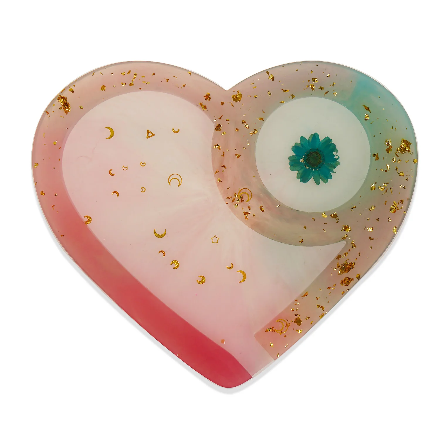 

Silicone Heart Tray Mold Heart Shape Makeup Plate Mold DIY Resin Tray Mold 10365650