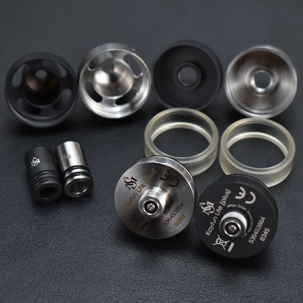 Kayfun lite plus 2021 Mtl Rta Atomizer with MTL Pro upgrade Squonk BF PIN 22mm/24mm 316ss Rebuildable Vape Vaporizer Tank