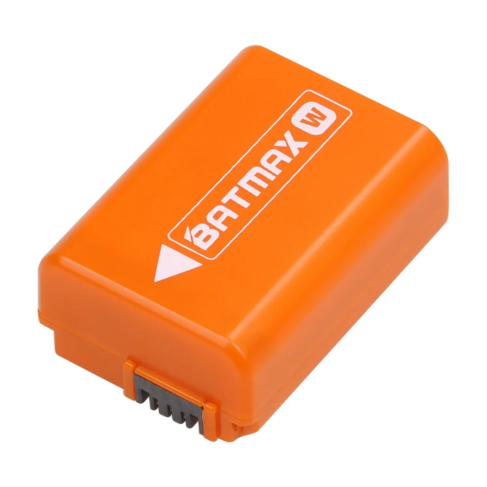 Batmax 2160mAh NP-FW50 NPFW50 Battery for Sony Alpha a6500 a6400 a6300 a6000 a3000 NEX-3 NEX-7 a7R a7R II a7II ZV-E10 Vlog