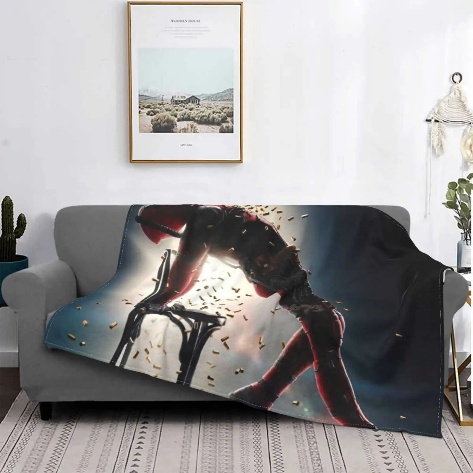 Bullet Top Quality Comfortable Bed Sofa Soft Blanket Bullet Ryan Reynolds