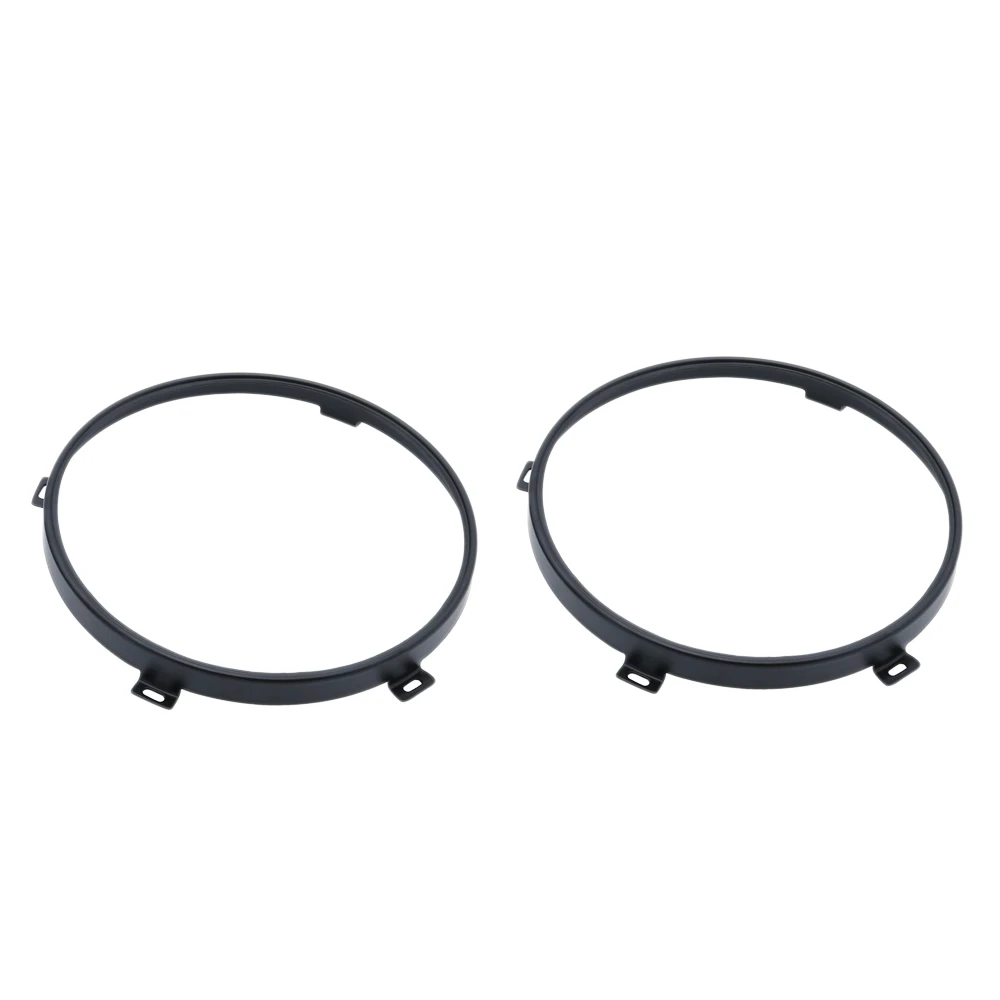 DHBH-2Pcs for Jeep Wrangler Jk Tj 07-17 7-Inch Led Headlight Round Ring Mounting Bracket for Headlight Mounting Lamp Holders