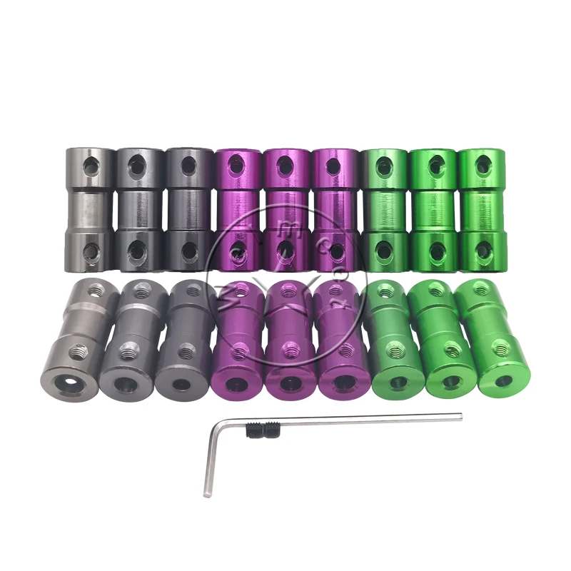 2.3mm/3mm/3.17mm/4mm/5mm Aluminum Shaft Coupler Rigid Coupling Motor Drive Connector Sleeve