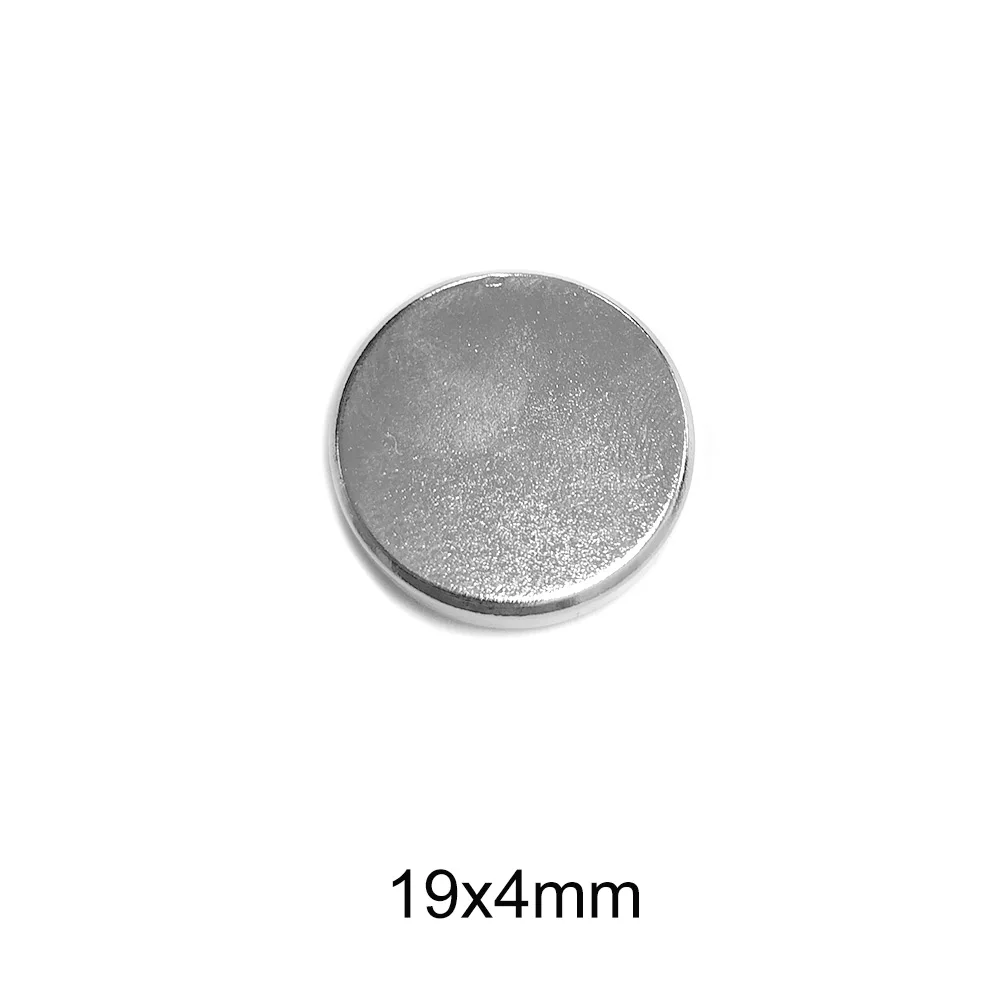 

5~50pcs 19x4 mm Powerful Round Magnets 19mmx4mm Bulk Sheet Neodymium Magnet 19x4mm Permanent Strong Disc Magnet 19*4 mm N35