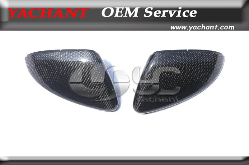 

Carbon Fiber Side Mirror Cover Caps Frame Replacement Fit For 2013-2014 Golf MK7 & G*T*I