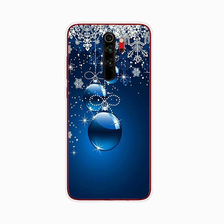 38SD Christmas holiday Tree New Year Soft Silicone Tpu Cover phone Case for xiaomi redmi 7 8 9 8A 9A Note 7 8 9 Pro 8T 9S Case