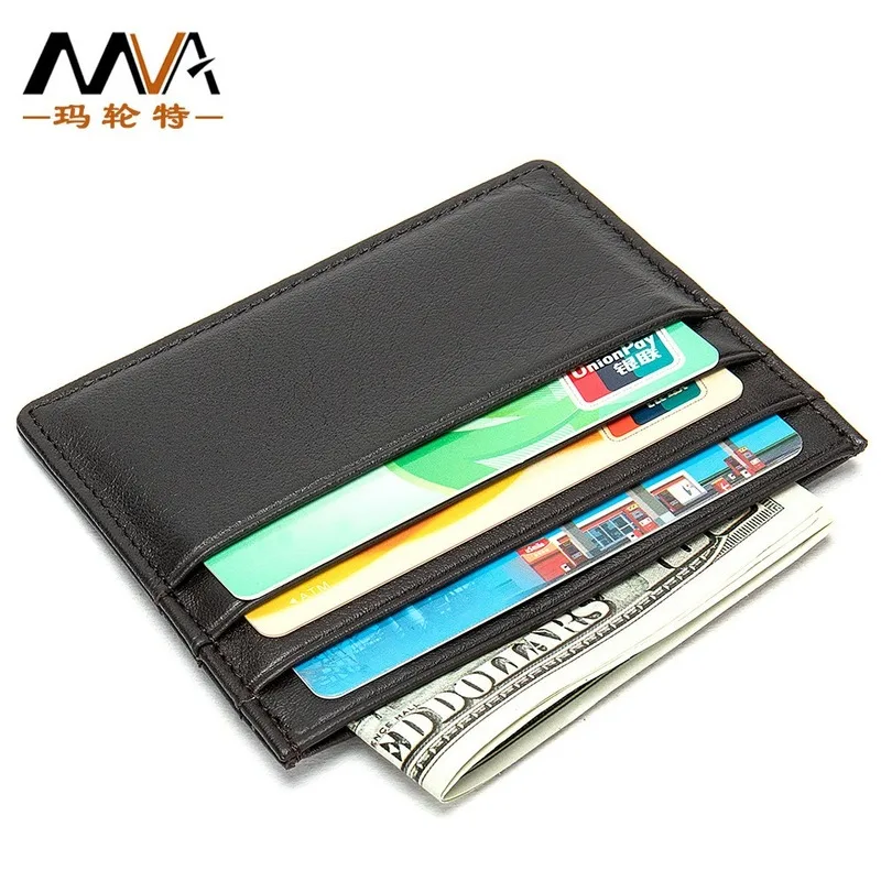 

Leather Wallet Men Vintage Men's Casual Card Holder Coin Purse Leisure Credit Card Holder Card Case