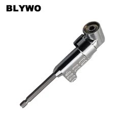 Angle Extension Screwdriver 105 Degree Socket bit Holder Adapter Adjustable Angle 1/4'' Hex Drill Bit Nozzles Screw Driver Tool