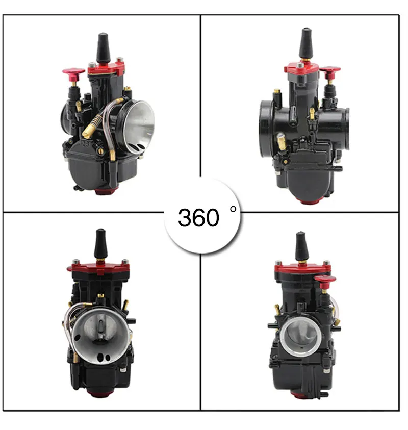 ZSDTRP Universal Big Racing Motorcycle PWK Keihin Carburetor Modify 33 34 35 36 38 40 42mm fit on 200cc to 500cc Motor