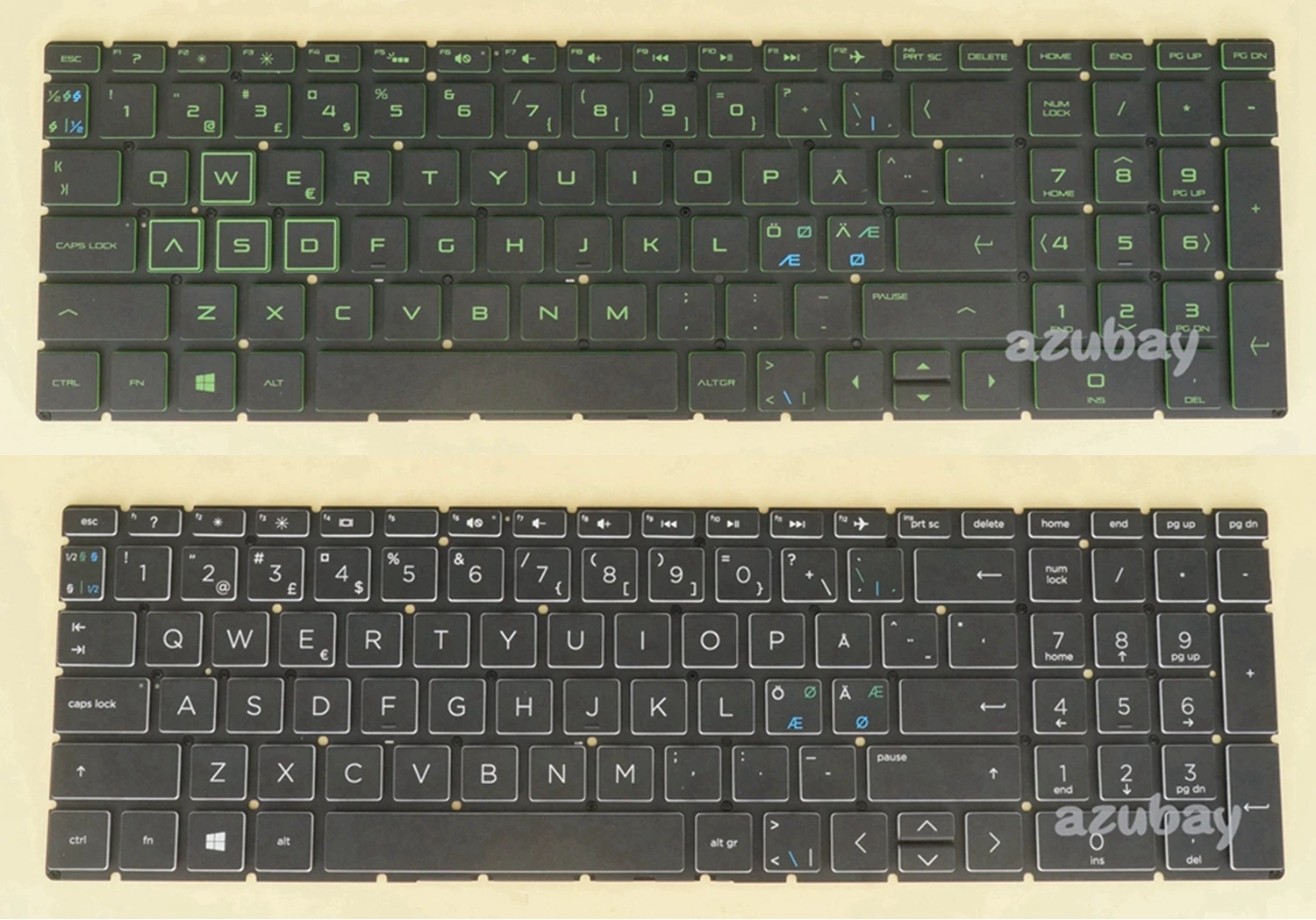 

Nordic Swedish Danish Norwegian Keyboard for HP 15-cx 15- cx0022no cx0024no cx0799no cx0811no cx0812no cx0815no cx0816no Backlit