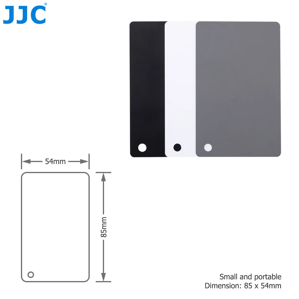 JJC Profession White Balance Cards 18% Gray Grey Card Photography Color Correction Checker Camera Accessory for Canon Pentax