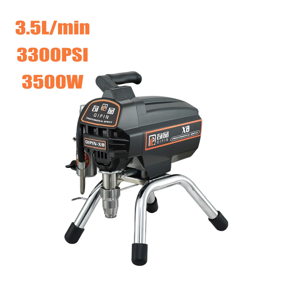 3.2L Airless Paint Sprayer X6 Professional Airless Spray Gun 3200W 220V/110V High Pressure Airless Painting Machine Spraying