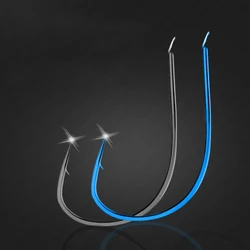 DYGYGYFZ 200pcs/lot High Carbon Steel Fishing Hooks Gold Black Barbed Hook Fishhooks for Grass Carp Lures Fishing Tackle Pesca