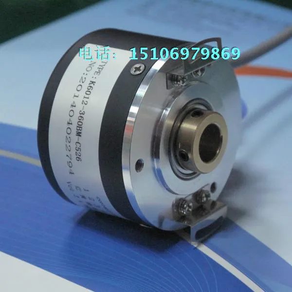 12mm Hollow Axis Photoelectric Rotary Encoder K6012 1024 Pulse 1024 ABZ Three-phase 5-24v