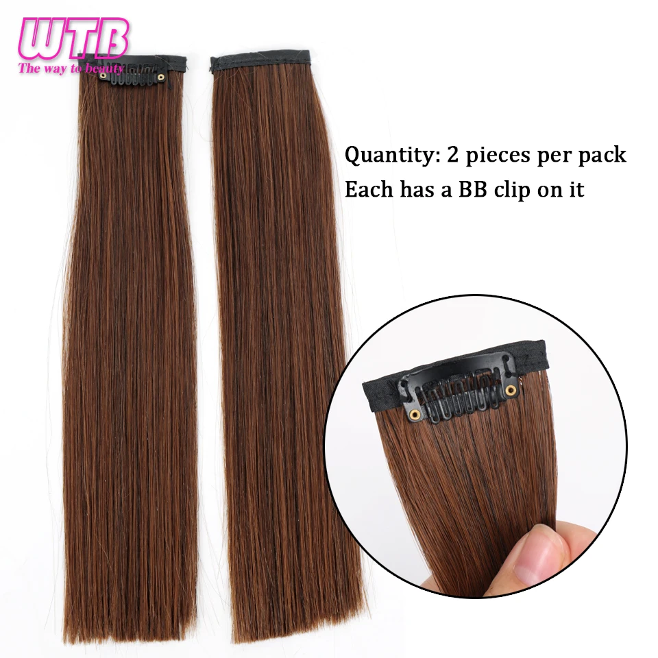 WTB Synthetic Clip In Bangs Princess Cut Two Side Flat Bangs Clip-In Extension Natural Lolita Ji Hair Bangs Hairpiece for Women