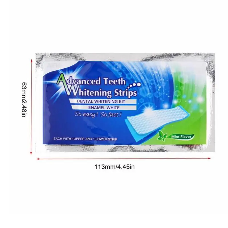 14 Stks/doos 28 Stks/doos Tanden Whitening Strips Wittere Tanden Bleken Tanden Strips Orale Hygene